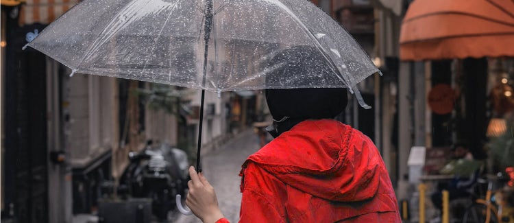 Benefits of taking a warm shower in the rainy season