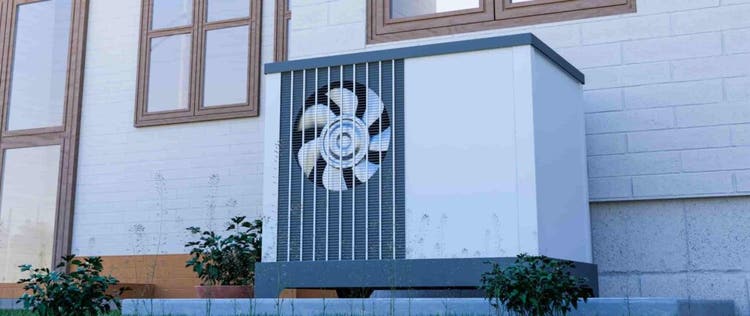 heat pump unit luar