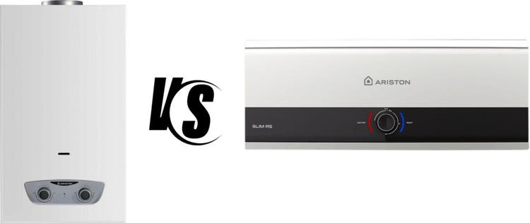 produk water heater listrik vs gas dari Ariston