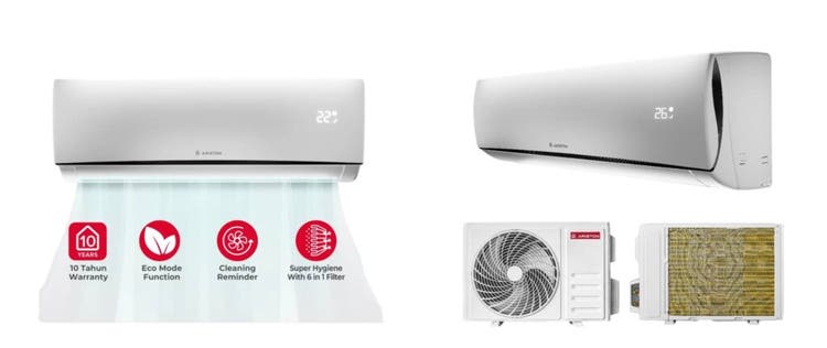 AC ariston kios unit indoor dan outdoor