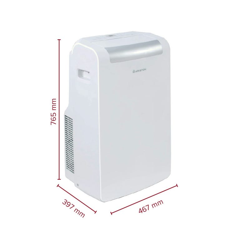 Ariston MOBIS 10 Plus klimatyzator przenośny wymiary