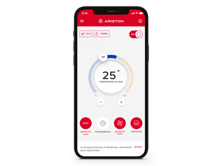 Ariston NET - podłączeniu klimatyzacji