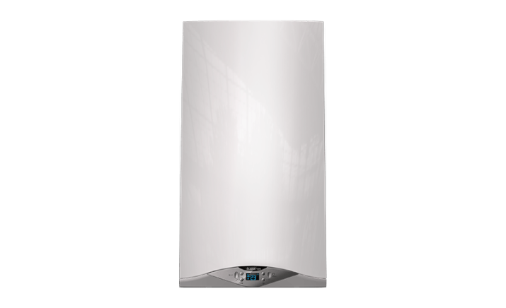 Ariston Cares Premium 24/30 kW albă, vedere frontală