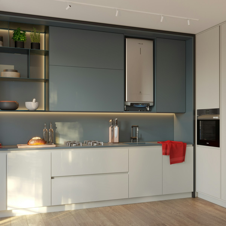 Boiler electric Ariston VELIS TECH WI-FI montat pe perete la interior