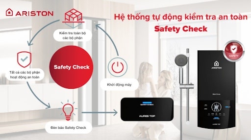 Safety Check máy nước nóng Ariston