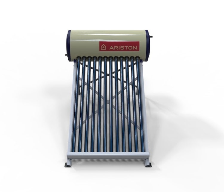 Bình nước nóng năng lượng mặt trời loại nhỏ Ariston ECO2 1812 25 TNSS 132 lít
