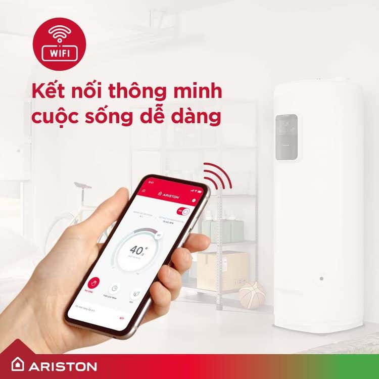 Kiểm soát máy nước nóng từ xa qua kết nối WIFI